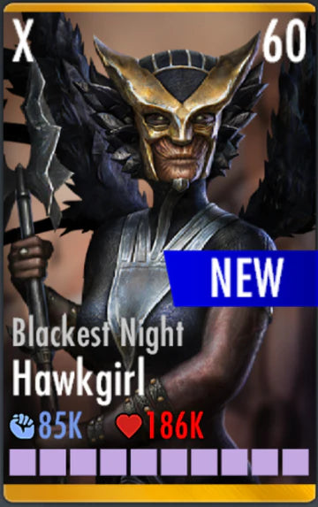 Blackest Night Hawkgirl Elite X