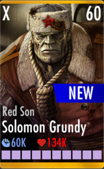 Red Son Solomon Grundy Elite X