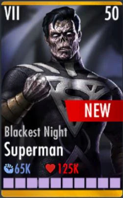 Blackest Night Superman (Elite VII)