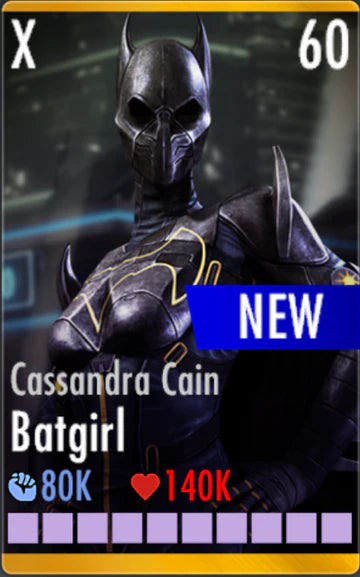 Cassandra Cain Batgirl Elite X