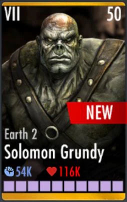 Earth 2 Solomon Grundy (Elite VII)