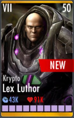 Kryptonite Suit Lex Luthor (Elite VII)