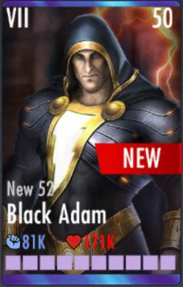 New 52 Metal Black Adam (Elite VII)