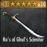 Ra's Al Ghul's Scimitar Maxed Out