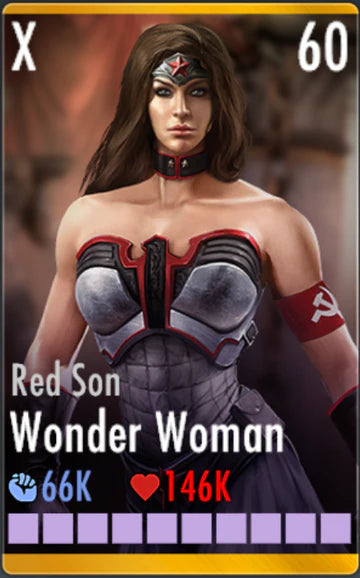 Red Son Wonder Woman Elite X