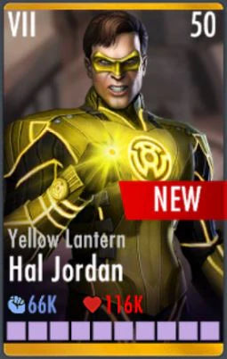 Yellow Lantern Hal Jordan (Elite VII)