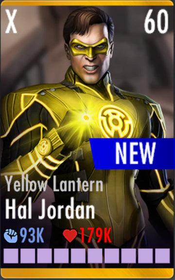 Yellow Lantern Hal Jordan Elite X